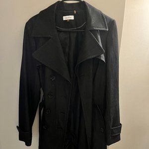 Calvin Klein Gray Trench Coat